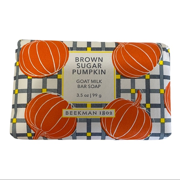 Beekman 1802 goat milk soap brown sugar pumpkin travel size 3.5 oz - Picture 1 of 6